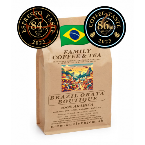 Káva BRAZÍLIA BOUTIQUE OBATA 250GR DR