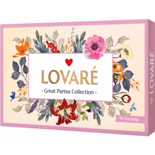 Lovare zmes 90 čajov GREAT PARTEA COLLECTION 18x5